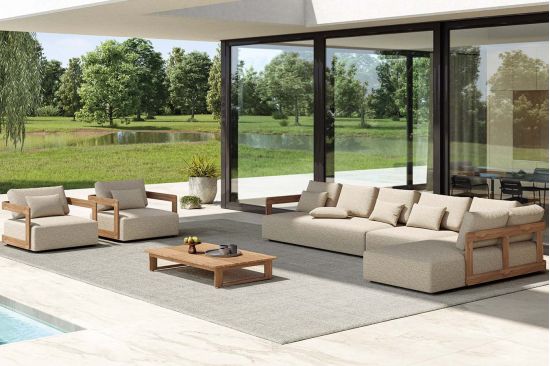 Salon de jardin en teck, Rafa