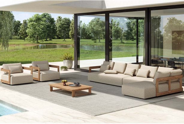 Salon de jardin en teck, Rafa