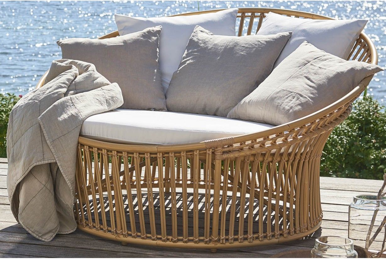 Fauteuil de jardin rond NEST