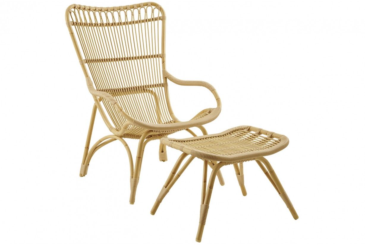 Fauteuil de jardin et repose pied Monet